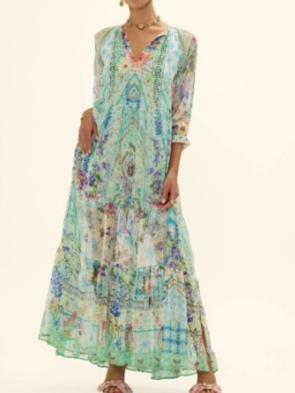 Camilla sunrise in Sintra maxi dress